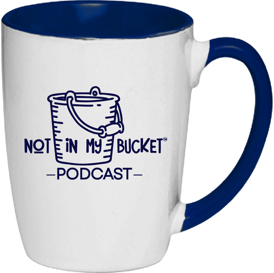 Not In My Bucket Podcast 2 oz. Java Two-Tone Coffee Mug